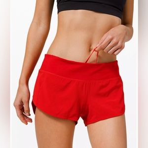Lululemon Low-Rise Speed Up Shorts